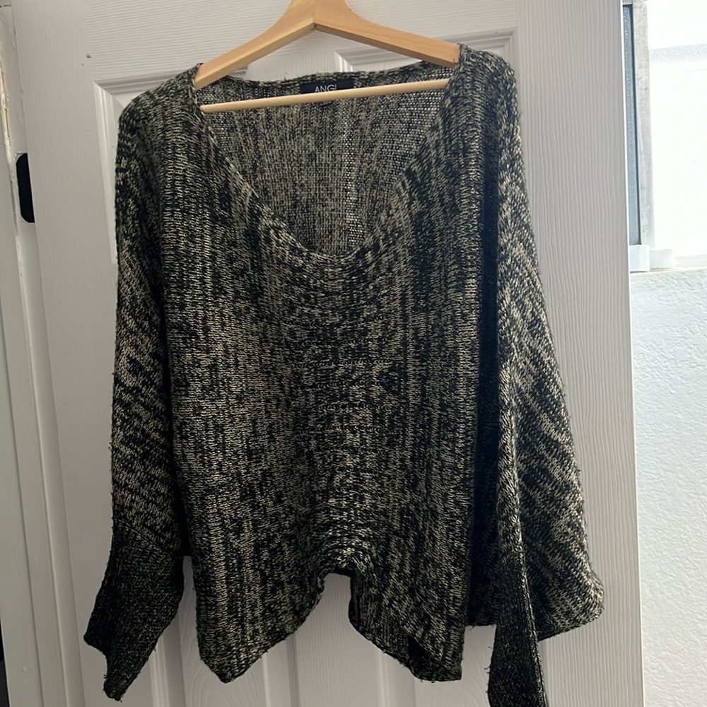 Cropped Knit Sweater